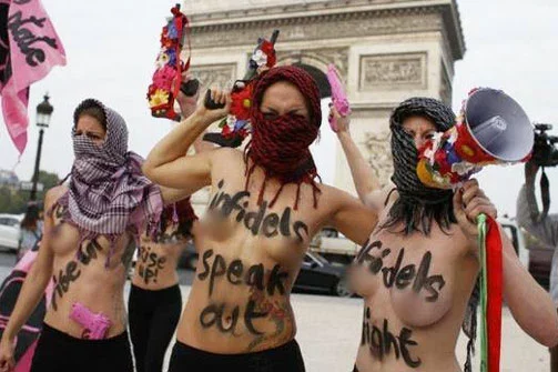fota sa staronki Femen u Facebook