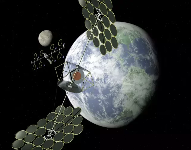 Space-based solar array