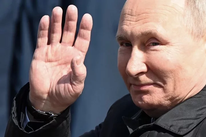 Владимир Путин. Скрин видео