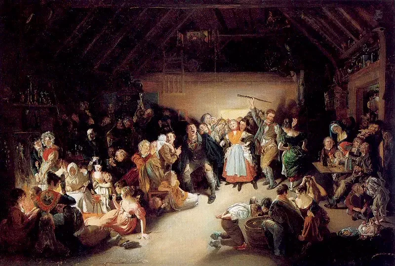 Ирландский Хэллоуин, XIX в. Здесь и ниже изображения — wikimedia.org