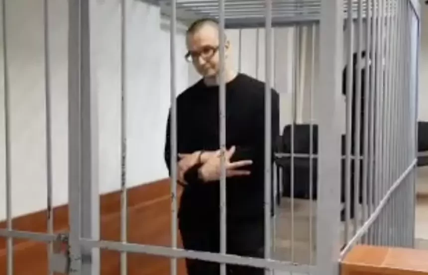 Дмитрий Дубовский в суде 15 ноября. Скриншот из видео провластных телеграм-каналов