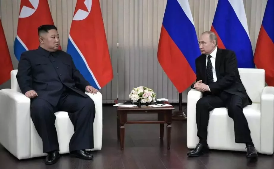 Ким Чен Ын и Владимир Путин во время встречи во Владивостоке в апреле 2019 года. Фото: kremlin.ru