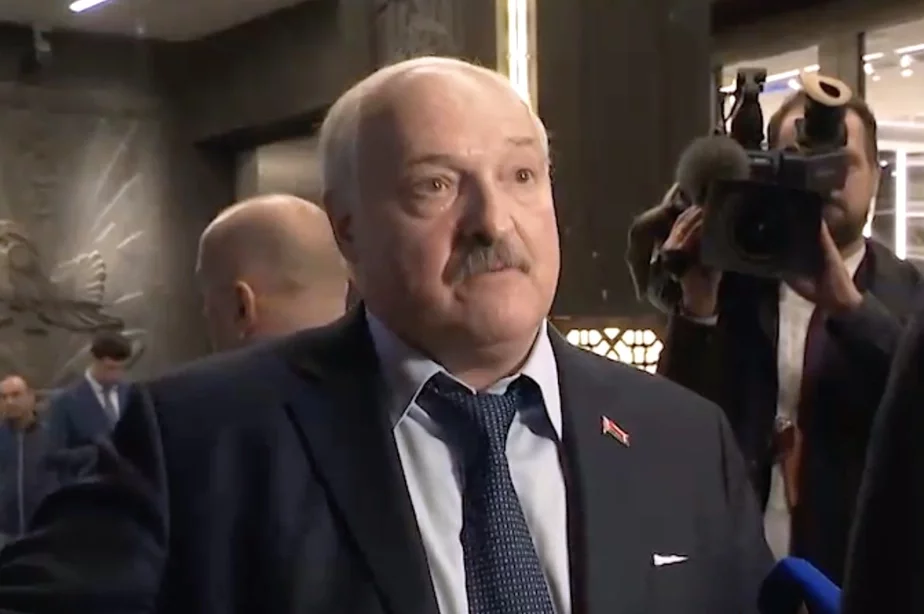 Александр Лукашенко в Ереване. 23 ноября 2022 года. Скриншот с видео