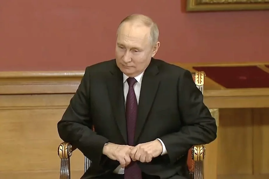Владимир Путин. Скриншот видео