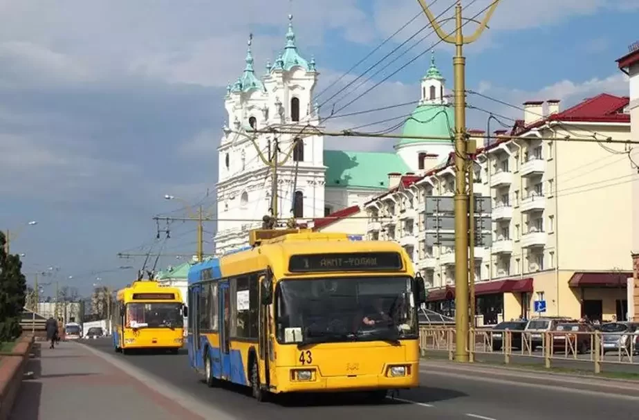 Прежние цвета троллейбусов в Гродно