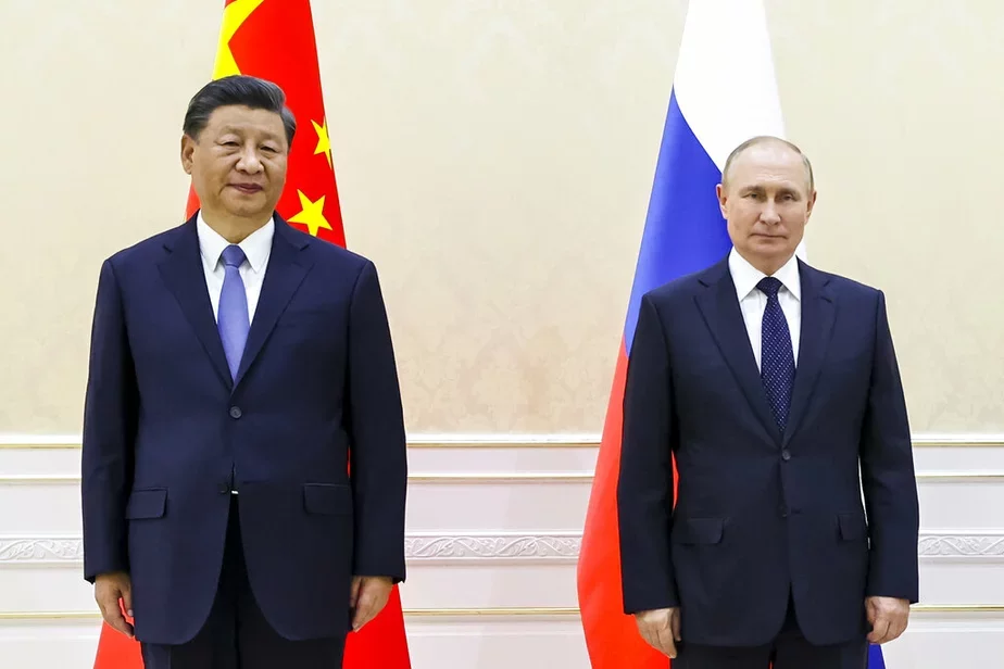 Китайский лидер Си Цзиньпин и президент России Владимир Путин. Фото: Alexandr Demyanchuk, Pool Sputnik Kremlin, AP
