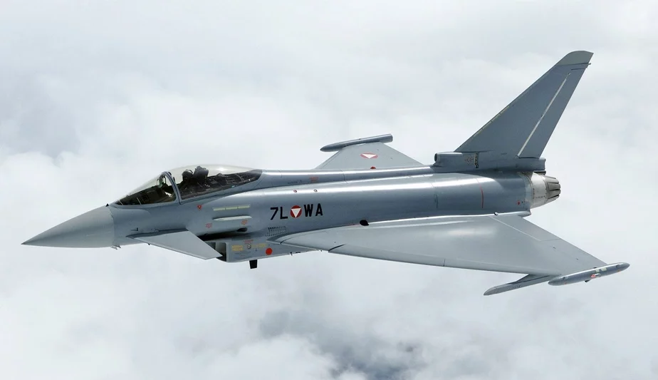 Eurofighter Typhoon. Фота з Вікіпедыі