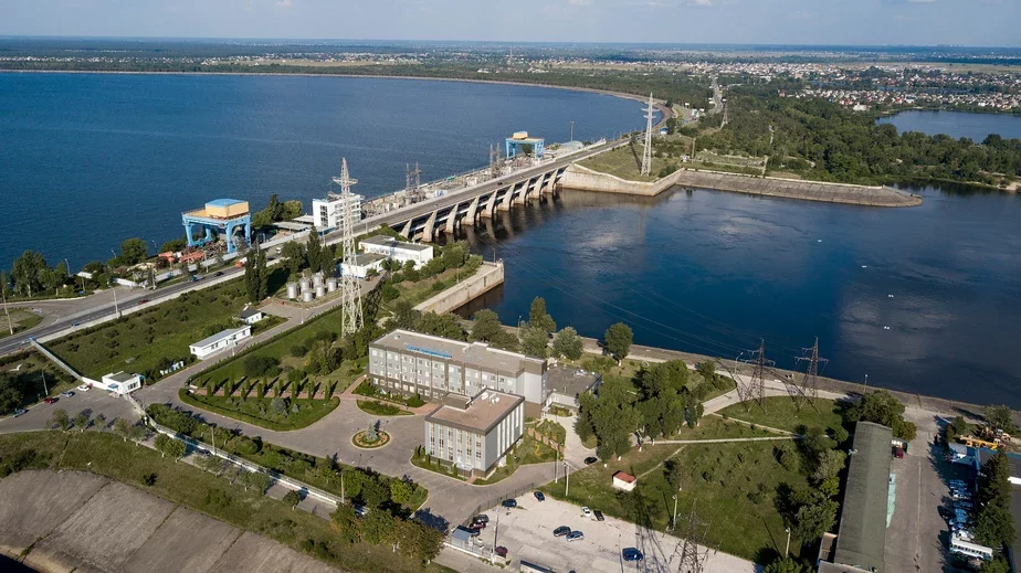 Кіеўская ГЭС. Фота: Wikimedia Commons
