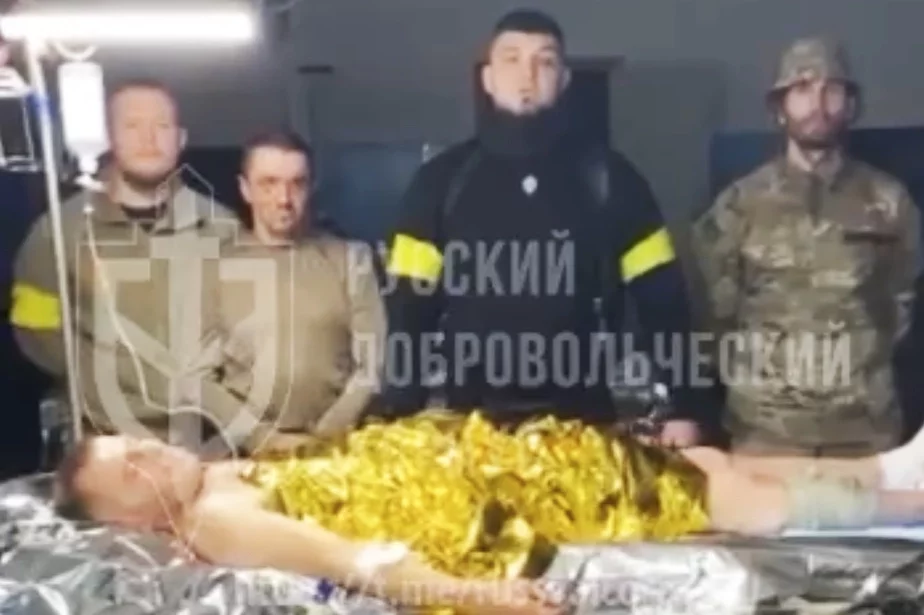 Скриншот видеообращения командира РДК Дениса Капустина